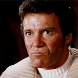 Captain Kirk schreit mit wutverzerrtem Gesicht "Khaaaaan!"